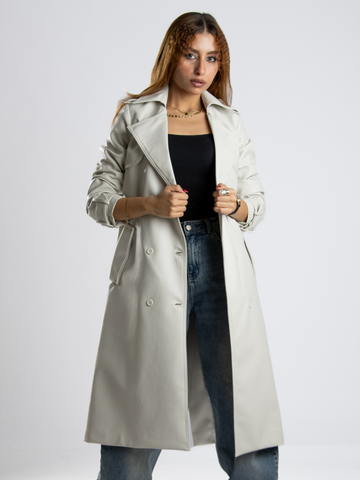 Leather Trench Coat