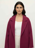 Elegant  Coat with Wide Lapels