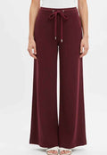 High-Waist Wide-Leg Drawstring Pants