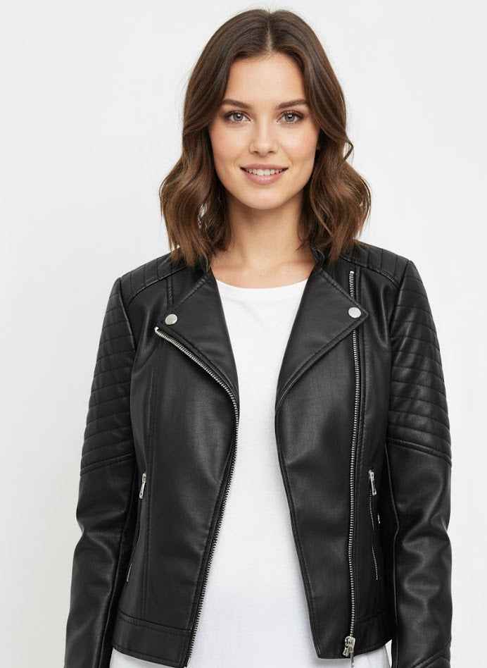 Leather Biker Jacket