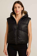 Reversible Hooded Puffer Vest