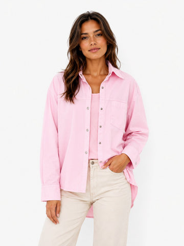Classic Poplin Shirt & Inner Top Set