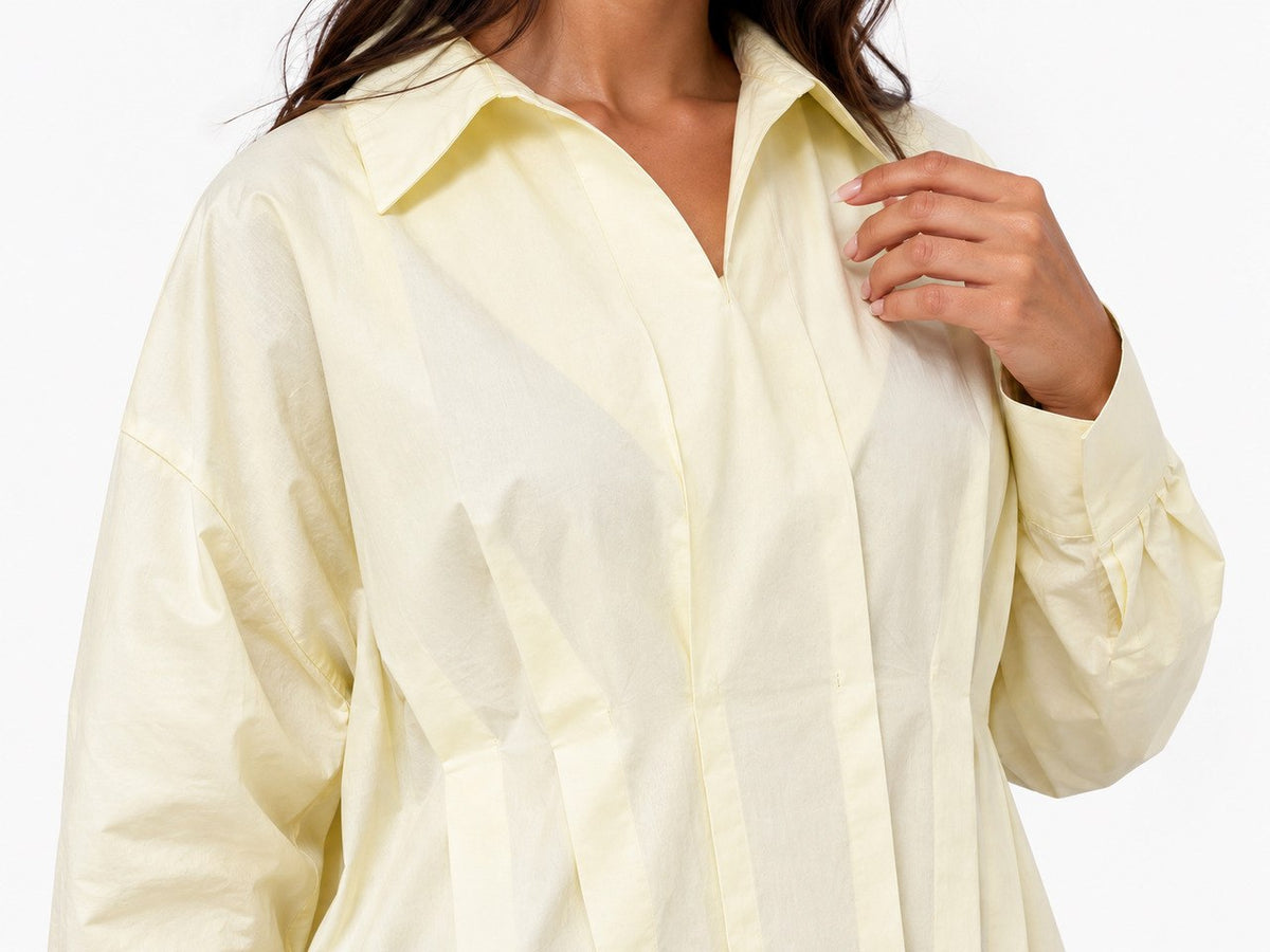 Pleated Waist Shirt – ONE MORE women's shirt – view 5
