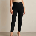 High-Waist Slim Fit Pants