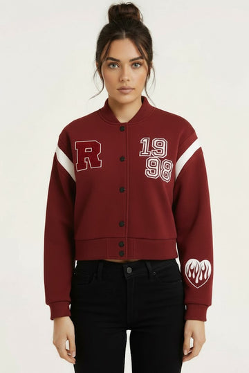 Varsity Bomber Jacket 1998 Patch – Retro Cool Meets Modern Street Style