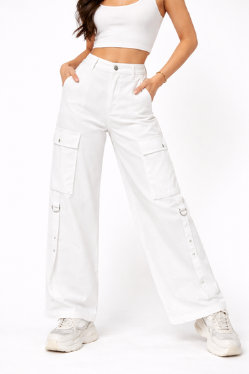 Wide Leg Cargo Pants