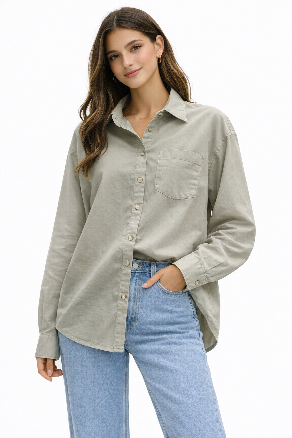 Relaxed Fit Oversized Shirt
