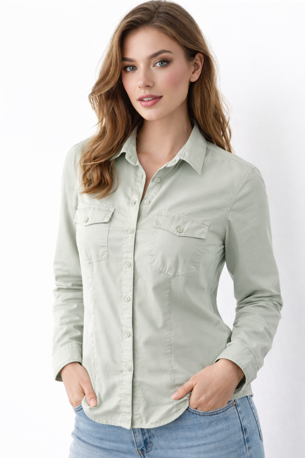 Women’s Classic Cotton Shirt – Timeless Button-Up Style
