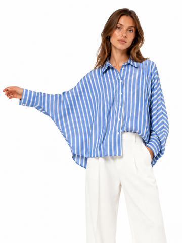 Batwing Striped Shirt