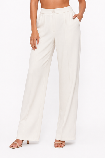 Classic Wide-Leg Tailored Pants