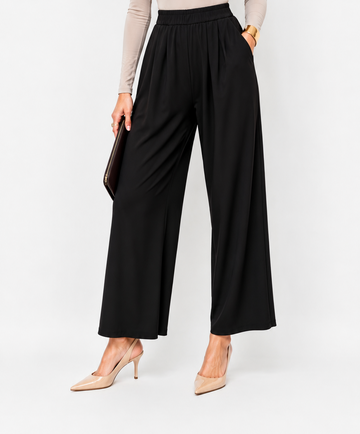 Essential Wide-Leg Lycra Pants