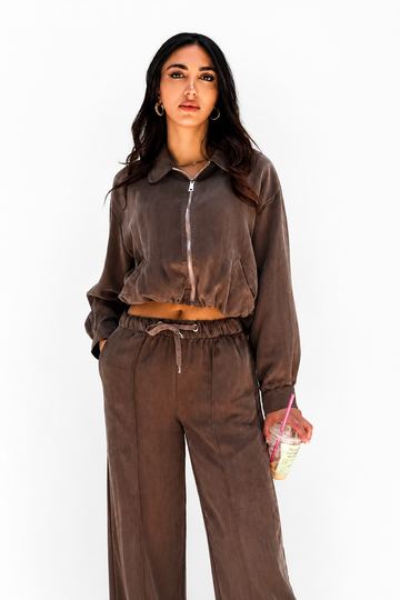 Linen Zip-Up Jacket