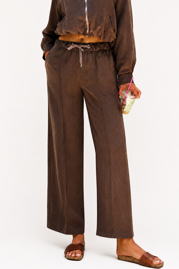Relaxed Linen Drawstring Pants