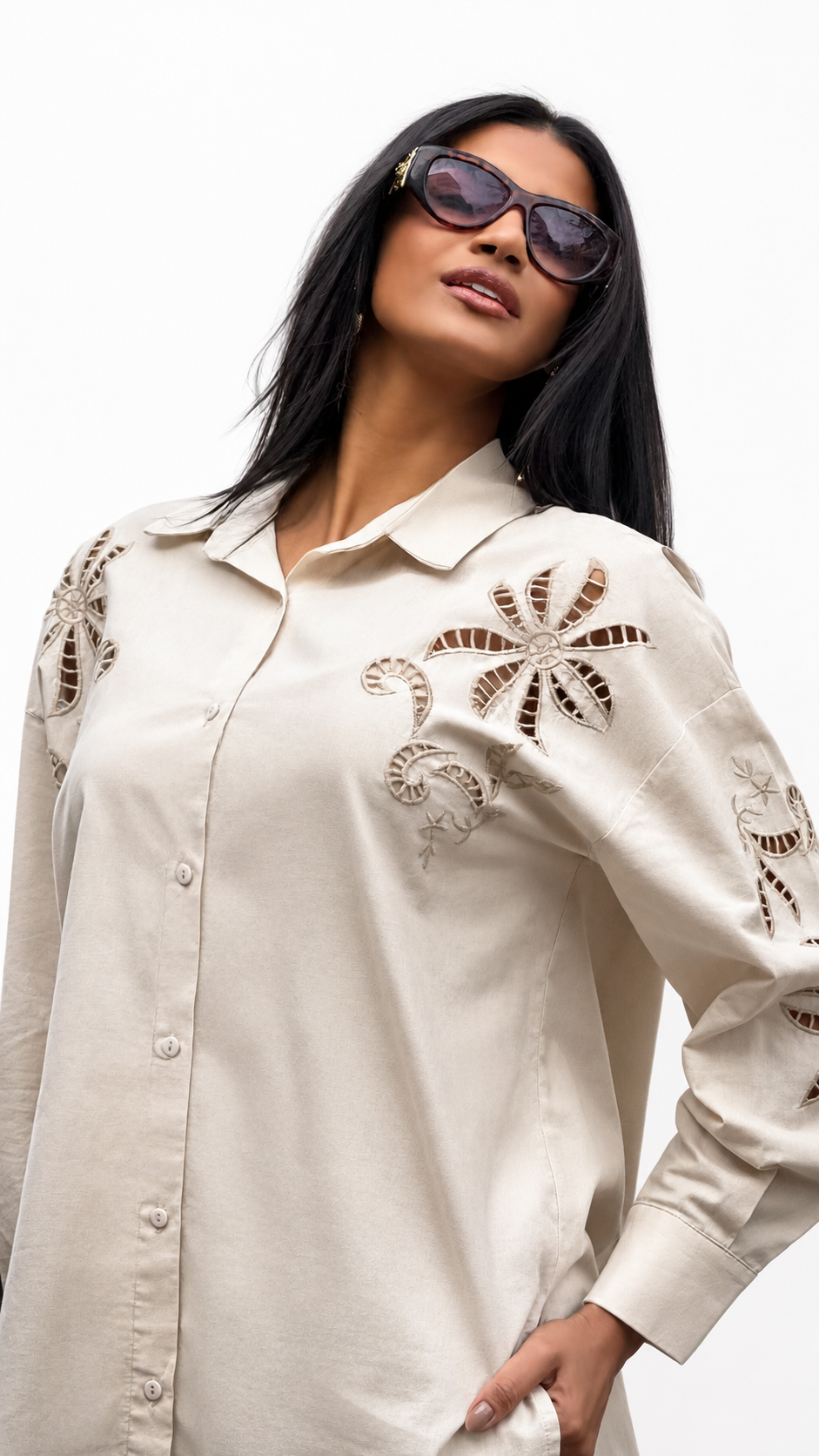 Embroidered Two-Piece Set – ONE MORE women's two-piece set – view 5