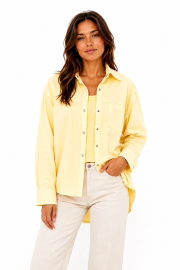 Classic Poplin Shirt & Inner Top Set