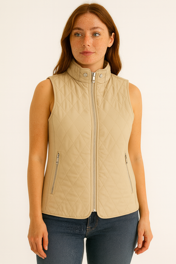 Quilted Puffer Vest – Lightweight, Warm & Effortlessly Stylish