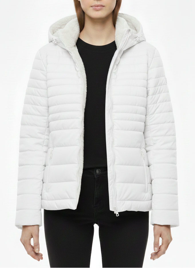 Double Face Hooded Puffer Jacket