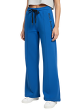 Wide-Leg Jogger Pants with Side Graphic