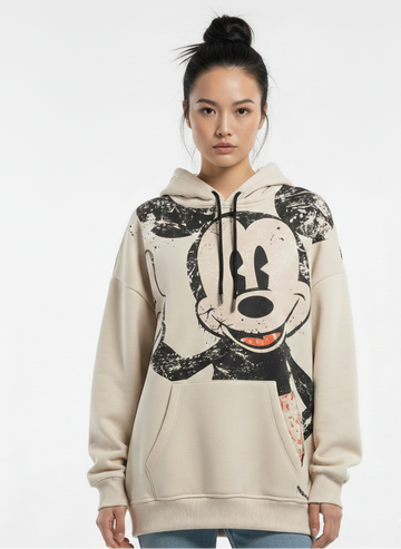 Graphic Print Casual Hoodie