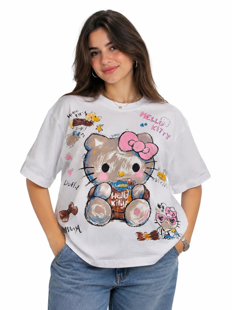 Printed Oversized Tee