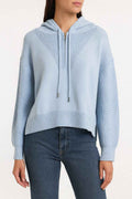Half Zip Knitted Hoodie
