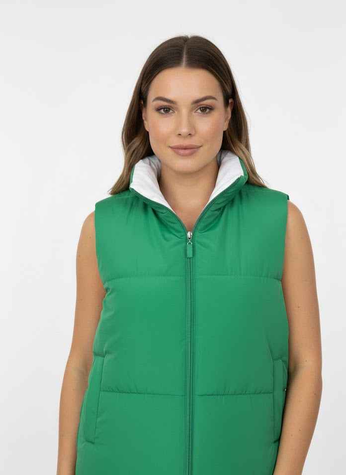 Puffer Sleeveless Vest – Warm, Lightweight & Modern Design