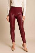 High-Waist Faux Leather Leggings