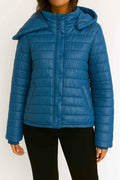 Puffer Short Winter Jacket with Hood