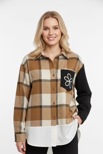 Plaid Oversized Flannel Shirt – Soft, Trendy & Perfect for Everyday Style