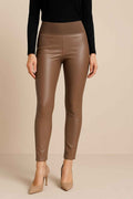 High-Waist Faux Leather Leggings